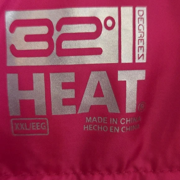 32 Degrees Hot Pink Quilted Puffer Jacket - Picture 2 of 4